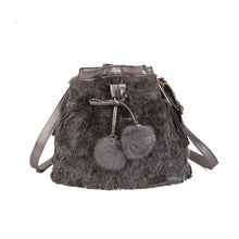 Load image into Gallery viewer, Plush Drawstring Crossbody Bag durable soft Fashion for Women