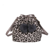 Load image into Gallery viewer, Plush Drawstring Crossbody Bag durable soft Fashion for Women