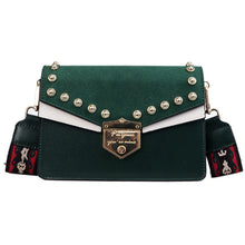 Load image into Gallery viewer, Fashion contrast color Look Women Crossbody Strap Bag