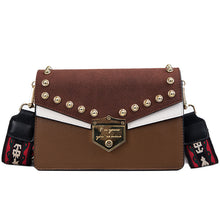 Load image into Gallery viewer, Fashion contrast color Look Women Crossbody Strap Bag