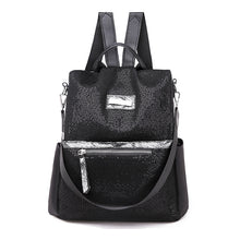 Load image into Gallery viewer, Fashion Pure Leather Solid Color Two Step Zipper Backpack