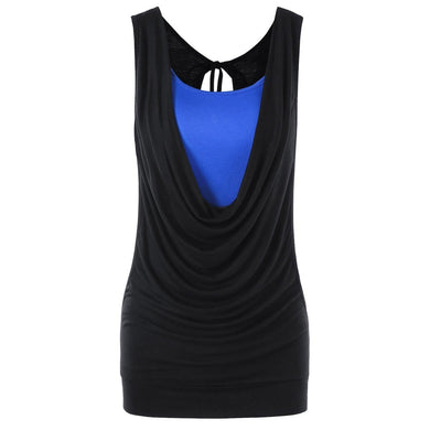 Women's  Fashion Strapless Sleeveless  Solid Tank Tops