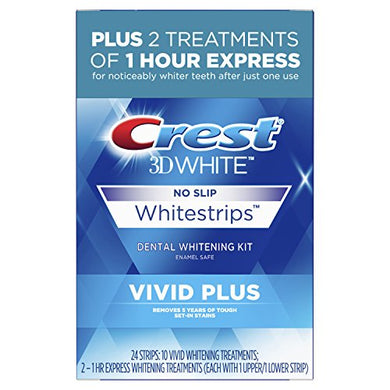 Amazon.com : Crest 3D White Whitestrips Vivid Plus : Beauty