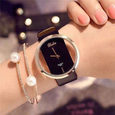 Unisex Fashion Classic Casual Quartz Leather Watches