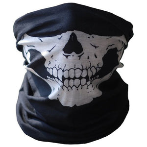 Boys Fashion Skull Print Multi Functional Half Face mask