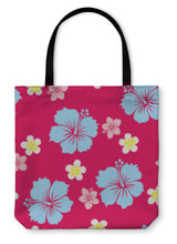 Load image into Gallery viewer, Tote Bag, Hibiscus Pattern