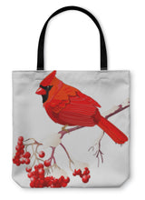 Load image into Gallery viewer, Tote Bag, Red Cardinal Bird