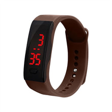 Load image into Gallery viewer, Digital Acrylic Buckle Silicone Water Resistance Sports Watch