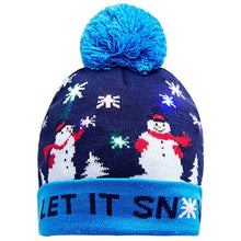 Load image into Gallery viewer, Unisex Sweater hat Xmas Christmas Print Party Knitted hat