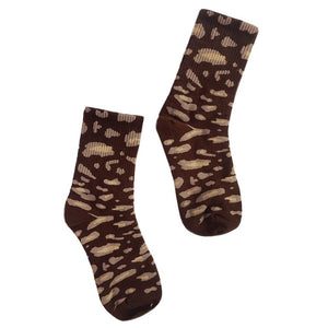 New Fashion Leopard Print Unisex Cotton Warm Socks