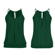 Load image into Gallery viewer, Women Short Length Polyester Worsted Fabric Solid Pattern Casual Sexy Female Tank Tops