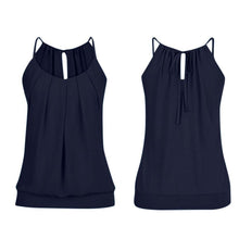 Load image into Gallery viewer, Women Short Length Polyester Worsted Fabric Solid Pattern Casual Sexy Female Tank Tops