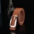 Men's Thin Belt Fashion Cool G-Letter Buckle Leather Belt