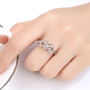 Women Party Fashion Trendy Copper Wedding Jewelry Rings