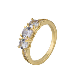 Women Aluminium Alloy Metal Party Fashion Trendy Irregular Shape Wedding Gift Rings