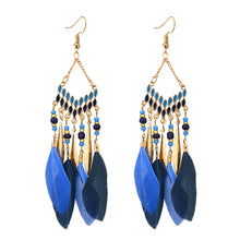 Load image into Gallery viewer, Women Aluminium Alloy Type Leaf Earrings
