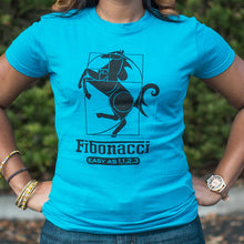Load image into Gallery viewer, Fibonacci Easy As 1123 T-Shirt (Ladies)