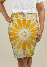 Load image into Gallery viewer, Pencil Skirt with Arabic Pattern