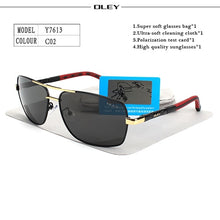 Load image into Gallery viewer, OLEY Brand Polarized Sunglasses Men New Fashion Eyes Protect Sun Glasses With Accessories Unisex driving goggles oculos de sol