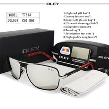 Load image into Gallery viewer, OLEY Brand Polarized Sunglasses Men New Fashion Eyes Protect Sun Glasses With Accessories Unisex driving goggles oculos de sol