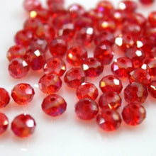 Load image into Gallery viewer, Isywaka Mixed Colors 4*6mm 50pcs Rondelle  Austria faceted Crystal Glass Beads Loose Spacer Round Beads for Jewelry Making