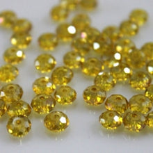Load image into Gallery viewer, Isywaka Mixed Colors 4*6mm 50pcs Rondelle  Austria faceted Crystal Glass Beads Loose Spacer Round Beads for Jewelry Making