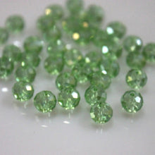Load image into Gallery viewer, Isywaka Mixed Colors 4*6mm 50pcs Rondelle  Austria faceted Crystal Glass Beads Loose Spacer Round Beads for Jewelry Making