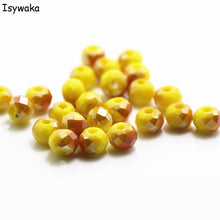 Load image into Gallery viewer, Isywaka Mixed Colors 4*6mm 50pcs Rondelle  Austria faceted Crystal Glass Beads Loose Spacer Round Beads for Jewelry Making