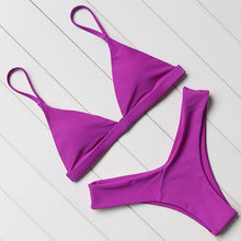 Load image into Gallery viewer, OMKAGI Brand Swimwear Women Swimsuit Sexy Push Up Micro Bikinis Set Swimming Bathing Suit Beachwear Summer Brazilian Bikini 2019