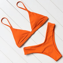 Load image into Gallery viewer, OMKAGI Brand Swimwear Women Swimsuit Sexy Push Up Micro Bikinis Set Swimming Bathing Suit Beachwear Summer Brazilian Bikini 2019
