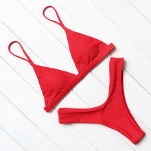 Load image into Gallery viewer, OMKAGI Brand Swimwear Women Swimsuit Sexy Push Up Micro Bikinis Set Swimming Bathing Suit Beachwear Summer Brazilian Bikini 2019