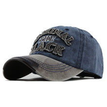 Load image into Gallery viewer, [FLB] Hot Retro Washed Baseball Cap Fitted Cap Snapback Hat For Men Bone Women Gorras Casual Casquette Letter Black Cap F122