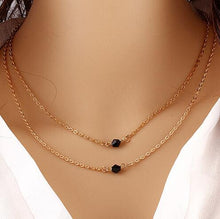 Load image into Gallery viewer, New fashion trendy jewelry copper choker multi layer necklace gift for women Boho Layering Chokers Chockers girl x242
