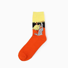 Load image into Gallery viewer, Hot Dropshipping Autumn winter Retro Women New Art Van Gogh Mural World Famous Oil Painting Series Men Socks Funny Socks