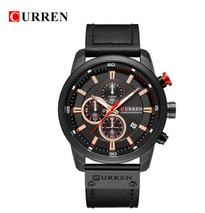 CURREN Luxury Brand Men Analog Leather Sports Watches Men's Army Military Watch Male Date Quartz Clock Relogio Masculino 2019