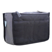 Load image into Gallery viewer, Organizer Insert Bag Women Nylon Travel Insert Organizer Handbag Purse Large liner Lady Makeup Cosmetic Bag Cheap Female Tote