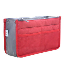 Load image into Gallery viewer, Organizer Insert Bag Women Nylon Travel Insert Organizer Handbag Purse Large liner Lady Makeup Cosmetic Bag Cheap Female Tote