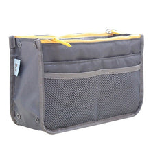 Load image into Gallery viewer, Organizer Insert Bag Women Nylon Travel Insert Organizer Handbag Purse Large liner Lady Makeup Cosmetic Bag Cheap Female Tote
