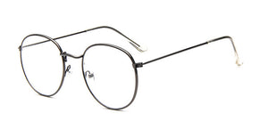 Computer Glasses 2018 Eyewear Frame Anti Blue Light Game Glasses Anti Glare Eyeglasses Frame Women Round Clear Lens Glasses 5029