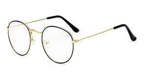 Computer Glasses 2018 Eyewear Frame Anti Blue Light Game Glasses Anti Glare Eyeglasses Frame Women Round Clear Lens Glasses 5029