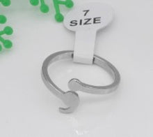Load image into Gallery viewer, Semicolon Ring for Girl Adjustable Ring Mental Health Ring Inspirational Jewelry Love Life for Graduation Student  R004