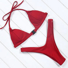 Load image into Gallery viewer, OMKAGI Brand Swimwear Women Swimsuit Sexy Push Up Micro Bikinis Set Swimming Bathing Suit Beachwear Summer Brazilian Bikini 2019