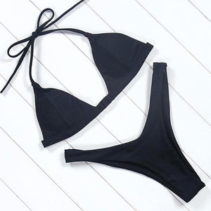 OMKAGI Brand Swimwear Women Swimsuit Sexy Push Up Micro Bikinis Set Swimming Bathing Suit Beachwear Summer Brazilian Bikini 2019