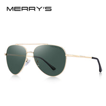 Load image into Gallery viewer, MERRYS DESIGN Men Classic Pilot Sunglasses Aviation Frame HD Polarized Sun glasses For Men Driving UV400 Protection S8138