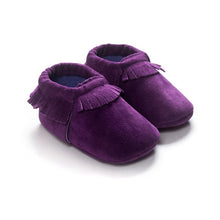 Load image into Gallery viewer, 2019 PU Suede Leather Newborn Baby Moccasins Shoes Soft Soled Non-slip Crib First Walker