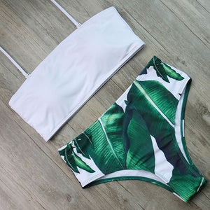 RUUHEE Bandage Bikini Swimwear Women Swimsuit High Waist Bikini Set 2019 Bathing Suit Push Up Maillot De Bain Femme Beachwear