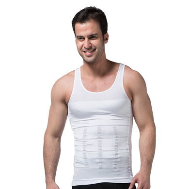 Men's Slimming Body Shapewear Corset Vest Shirt Compression Abdomen Tummy Belly Control Slim Waist Cincher Underwear Dropship
