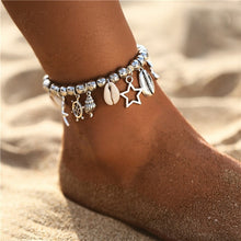 Load image into Gallery viewer, 17KM Bohemian Starfish Stone Anklets Set For Women Vintage Handmade Wave Anklet Bracelet on Leg Beach Ocean Jewelry 2018