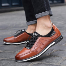 Load image into Gallery viewer, Spring autumn Men Shoes Breathable Mesh Mens Shoes Casual Fashion Low Lace-up Canvas Shoes Flats Zapatillas Hombre Plus Size