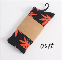 Load image into Gallery viewer, Winter high Quality Harajuku chaussette Style Weed Socks For Women Men&#39;s Cotton Hip Hop Socks Man Meias Mens Calcetines
